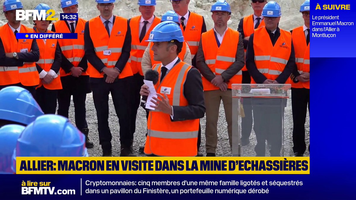 💬"C'est la méthode Notre-Dame de Paris" ➡️Emmanuel Macron annonce "150 grands projets stratégiques, 150 projets industriels partout sur le territoire" #BFM2