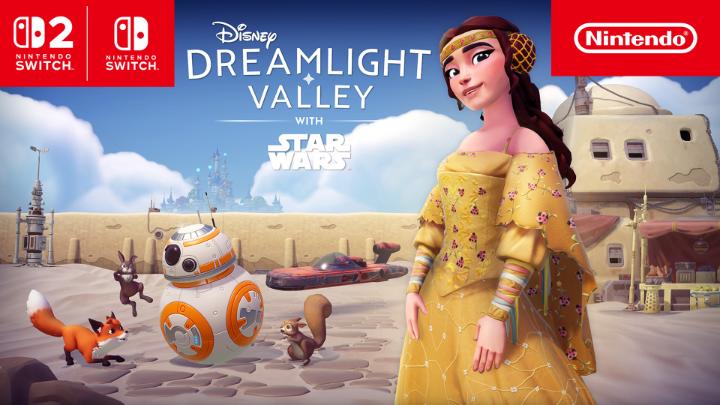 May the Fourth comes to Disney Dreamlight Valley with limited-time Star Wars-inspired items! Build a Tatooine-style village, befriend BB-8, and more—arriving weekly in the Premium Shop through May 6. Play today on Nintendo Switch 2 and Nintendo Switch: