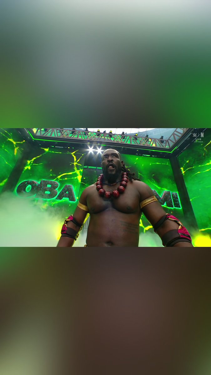 SAY HIS NAME! OBA FEMI - OMO NAIJA, SAY HIS NAME! 🇳🇬 #WrestleMania