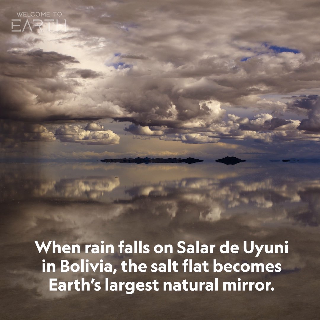 There’s wonder above, below, and all around us. The salt flats of Bolivia blur the line between Earth and the cosmos. 🌍💫 #StepIntoWonder #WelcomeToEarthSeries is now streaming on Disney+ and Hulu.