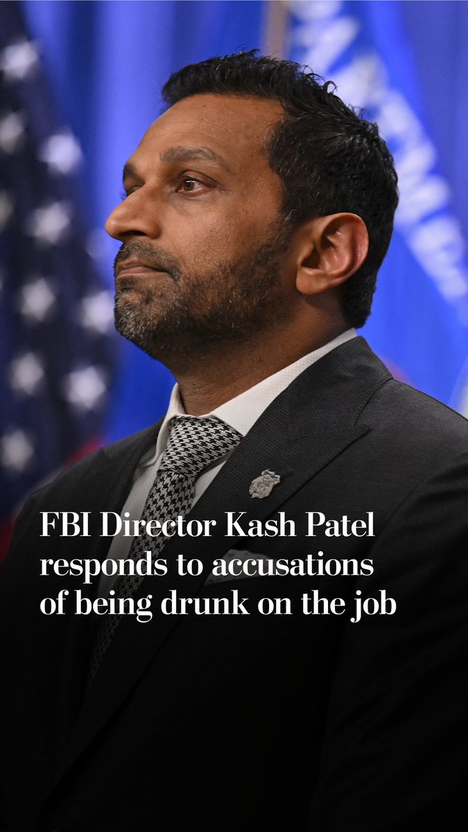 FBI Director Kash Patel sued the Atlantic and a staff writer for $250 million over a “defamatory” piece against him. The article alleged Patel engaged in “excessive drinking” while leading the FBI. "I’ve never been intoxicated on the job," Patel said.
