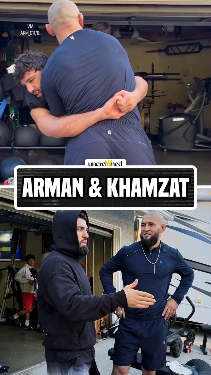 The definition of iron sharpens iron ⚔️ Arman 🤝 Khamzat