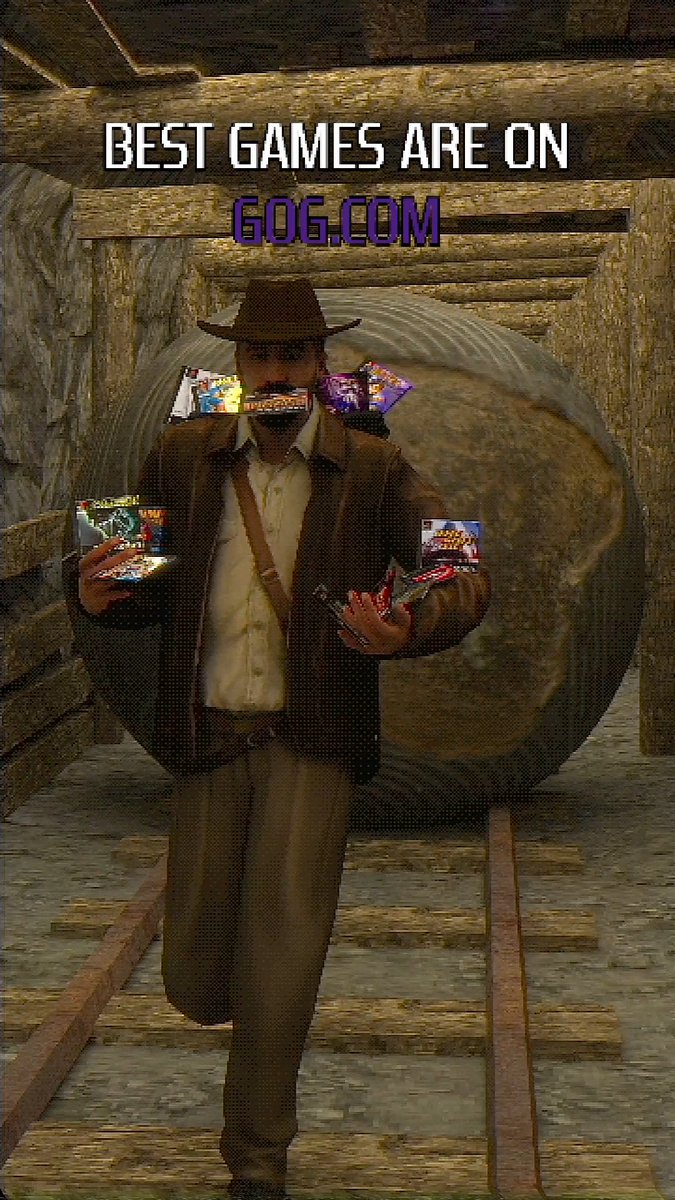 Fortunately, you don't have to avoid traps to play great classic games. Both new and classic Indiana Jones titles await you on GOG! animated by Binadra #indianajones #gaming #classicgames #gamerlife #gamingreel