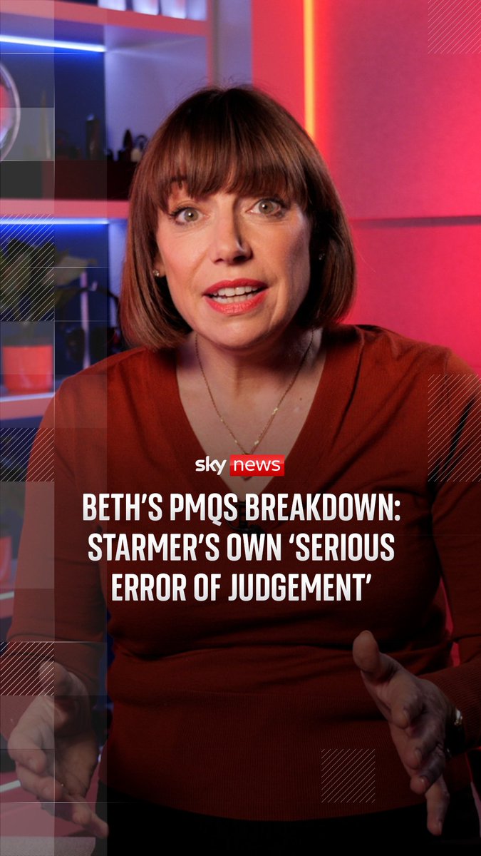 Sky's Beth Rigby explains why there are serious questions being asked about Sir Keir Starmer’s judgement over the Peter Mandelson vetting scandal following the latest session of PMQs. 🔗