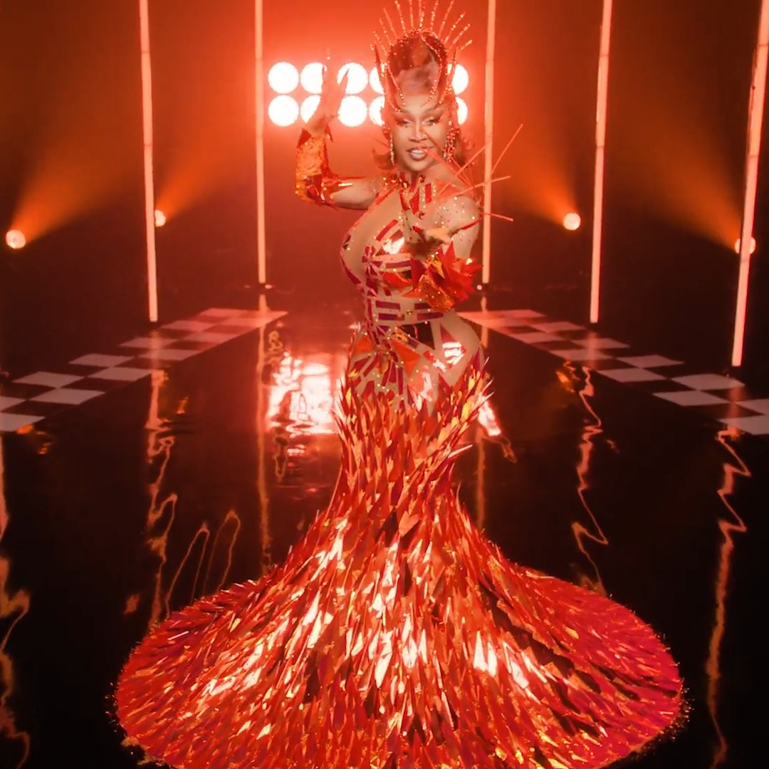 Body of a goddess, face of Aphrodite! ✨ Akeria The SCARLET WITCH Davenport returns for #AllStars11 – streaming MAY 8 on Paramount+!