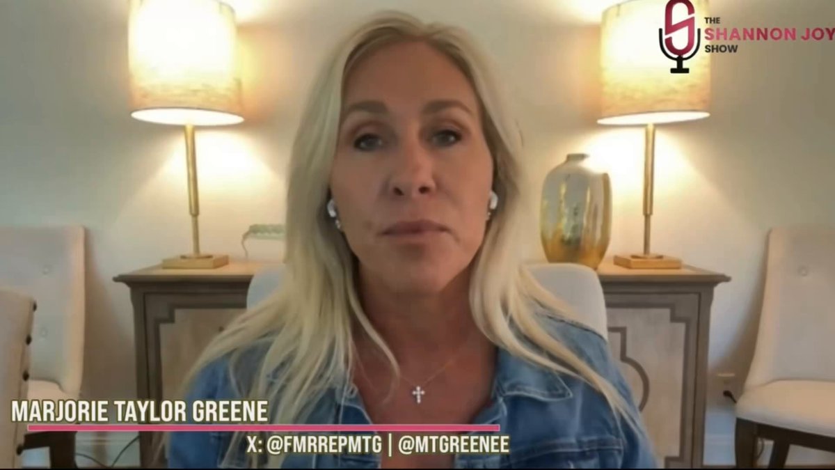 In yet another desperate attempt to stay relevant, Marjorie Taylor Greene went on The Shannon Joy Show to sling mud at Laura Loomer and President Trump (and to defend Candace Owens, of course). MTG: "Well, [President Trump] loves cult-like worship and [Laura Loomer] has made Donald Trump her God. Literally. He's the one and only in the entire universe, is Donald Trump--she doesn't even acknowledge God, she clearly doesn't believe in God... unless she's saying God hates Candace Owens which is absolutely absurd."