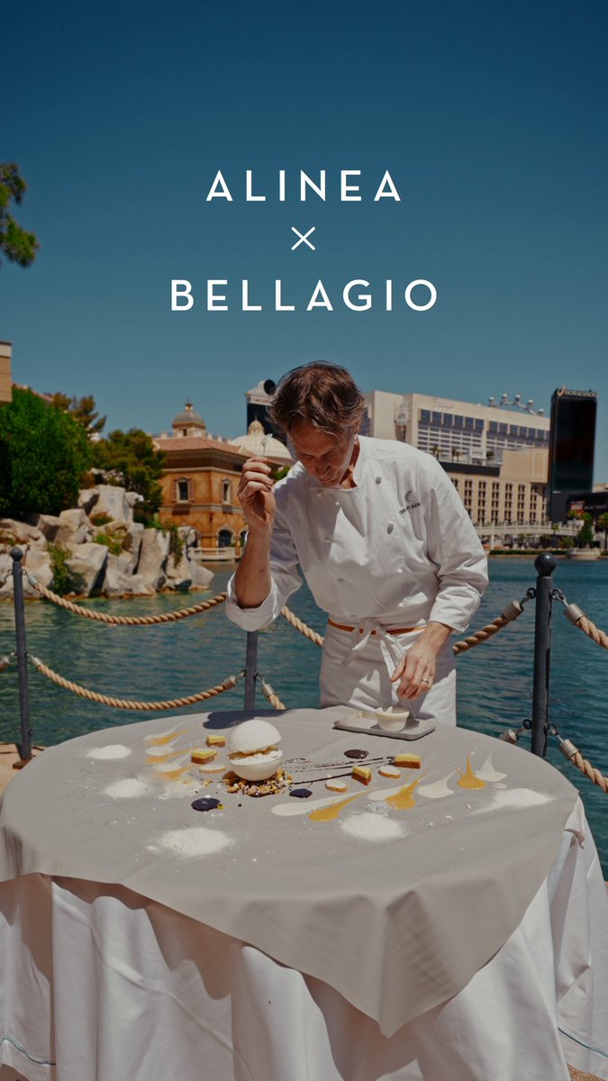 Grant Achatz reimagines everything you think a meal can be. Alinea at Bellagio, now through May 31. Visit for reservations.