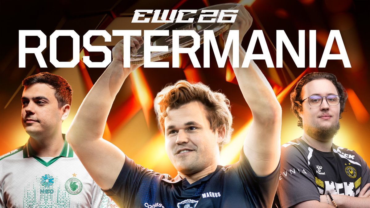 Rostermania for EWC 2026 is about to reach its end. Join us live on April 30th at 21:00 UTC+3 for exclusive reveals from our Club Partners 🤩