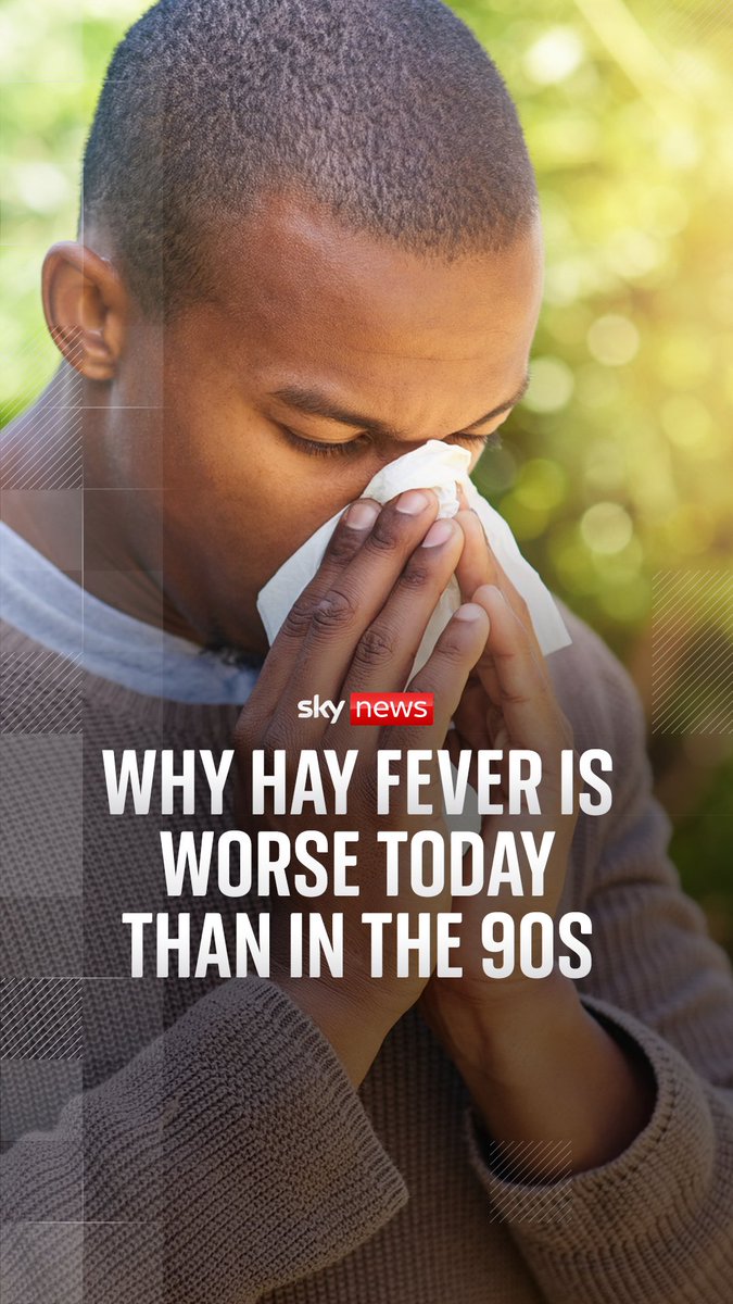 If it feels like hay fever is hitting harder and earlier every year, you're not imagining it. A new review has found hay fever sufferers have symptoms for up to two weeks longer than in the 1990s. Joanna Robinson explains. 🔗