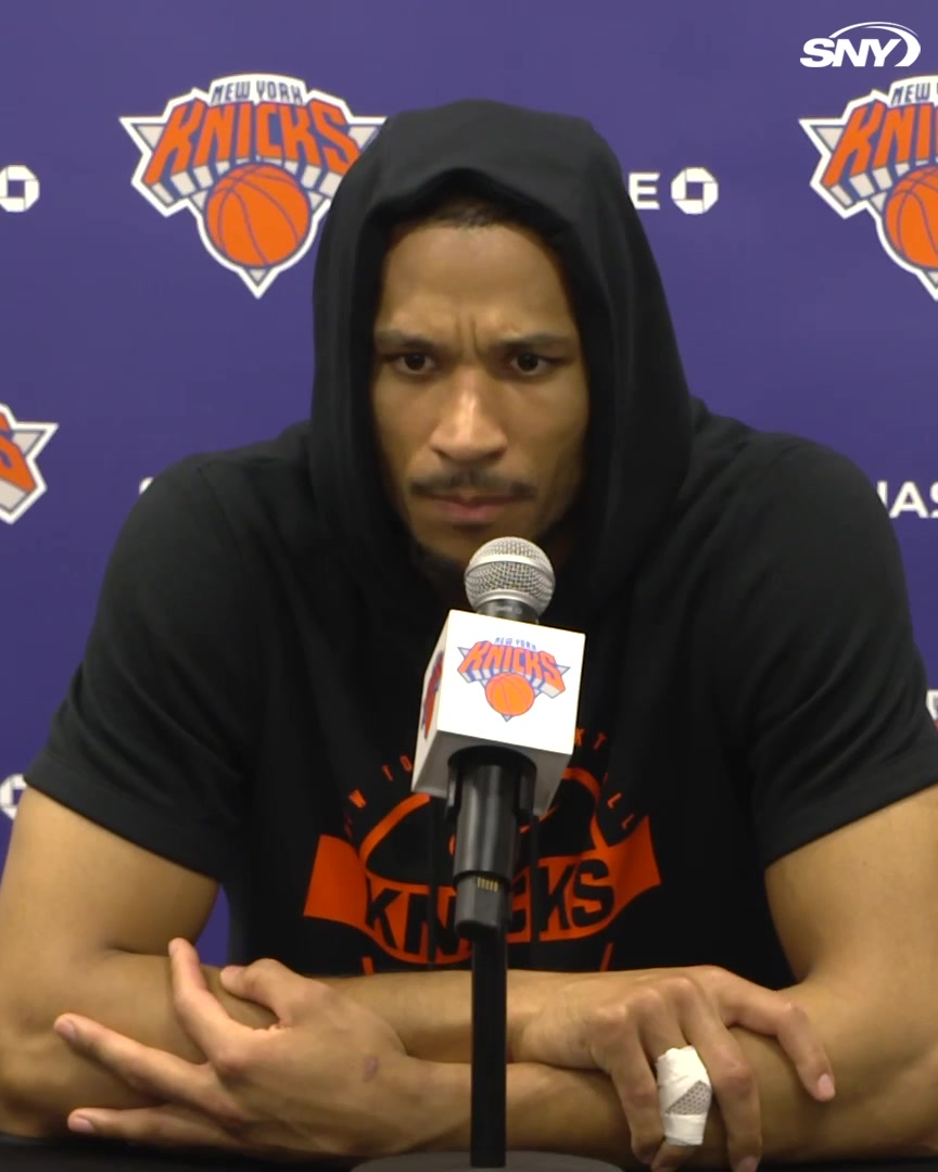 Going on the road can help the Knicks come together as a team, says Josh Hart He adds: "We don't care about anything else but winning. When you have a collective group of guys who are willing to sacrifice for the betterment of the team, that's where special things happen."