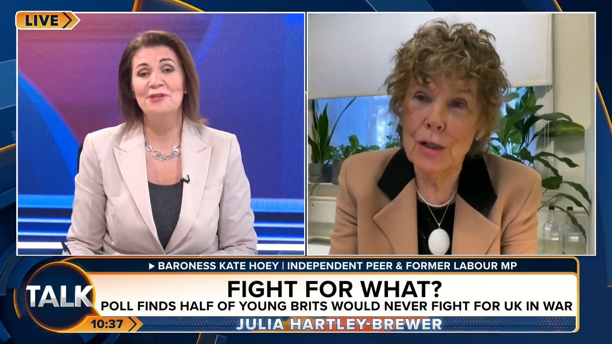 🚨Baroness Hoey blasts Labour: “Our whole country is changing — our Government is NOT pro-British!” She says the party obsesses over foreign issues while British people and culture get pushed aside.