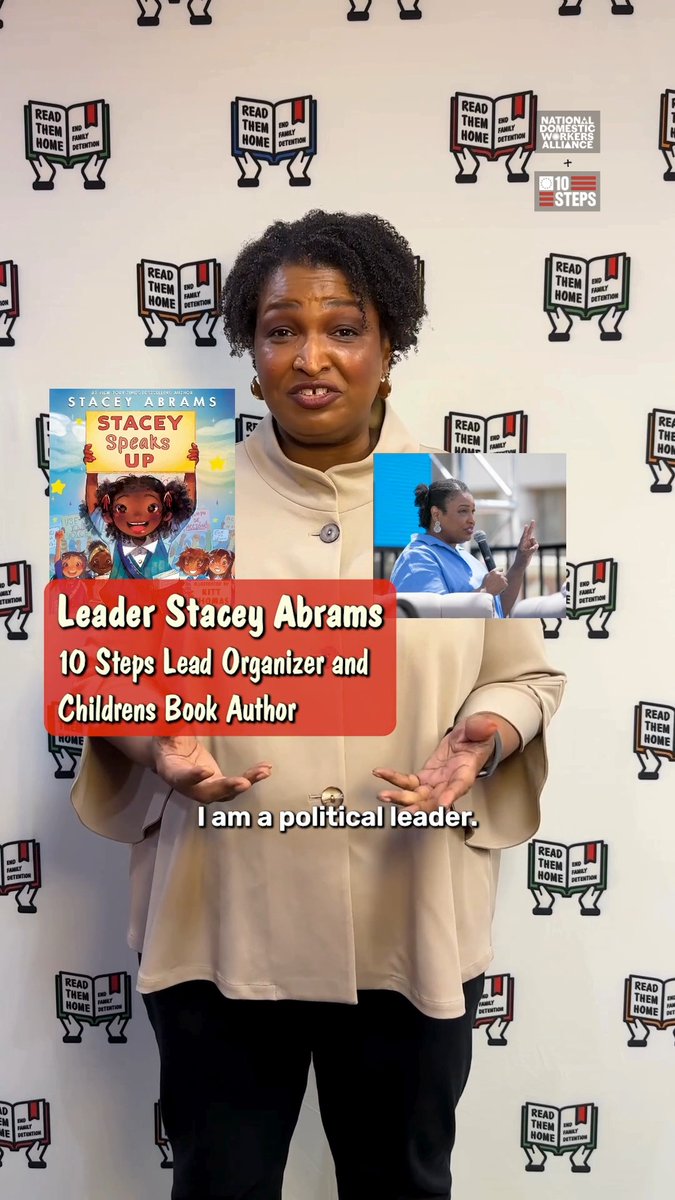 During National Library Week, we’re reminded of the power of stories—Stacey Abrams knows that stories help us put words to our lived experiences. Families in detention across the country are owed safety, dignity, and childhoods. Learn more and join us at