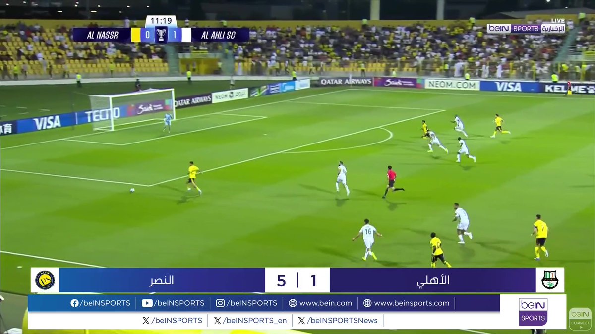 🟣🎥 #تقرير_خاص | الفرنسي كينغسلي كومان يقود فريقه النصر السعودي 🇸🇦 لبلوغ نهائي دوري أبطال آسيا 2 بفوزه 5 - 1 على الأهلي القطري 🇶🇦 ليضرب بذلك النصر موعدا في المشهد الختامي مع غامبا أوساكا الياباني 🎙️ تقرير | حمد نواف