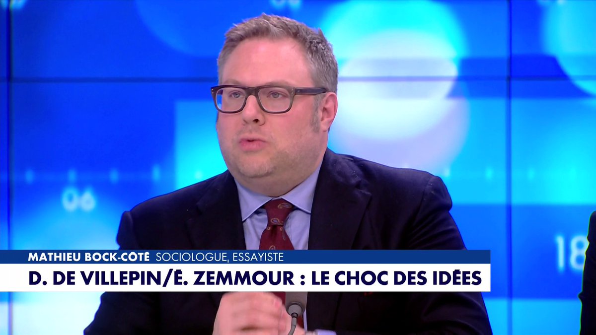 «Dominique de Villepin / Eric Zemmour, le choc des idées» : l'édito de Mathieu Bock-Côté dans #Facealinfo