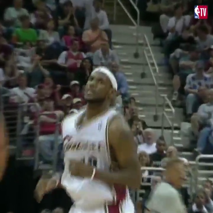 20 years ago today, LeBron James made his playoff debut: 32 PTS 11 REB 11 AST 12-27 FG 48 MIN +11