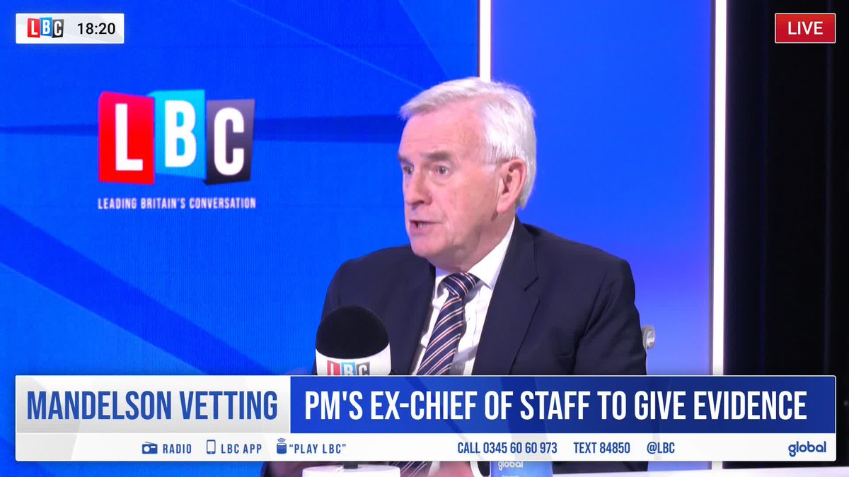 'It's not just one thing, it's month after month.' John McDonnell thinks Starmer's 'lack of political nous' is responsible for Labour's historically low popularity.