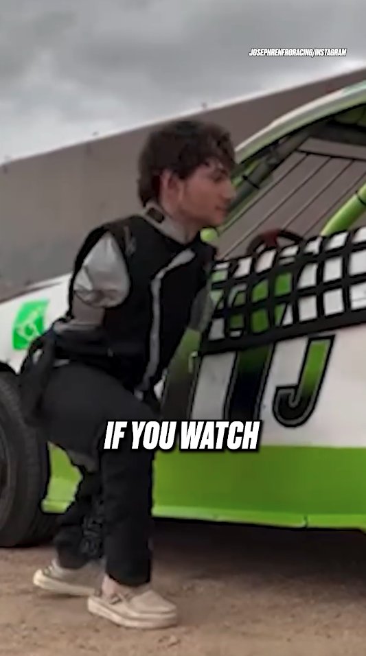 Being born without arms hasn't stopped Joseph Renfro from following his dream of driving a race car. Kevin Harvick | @KaitlynVincie | Mamba Smith