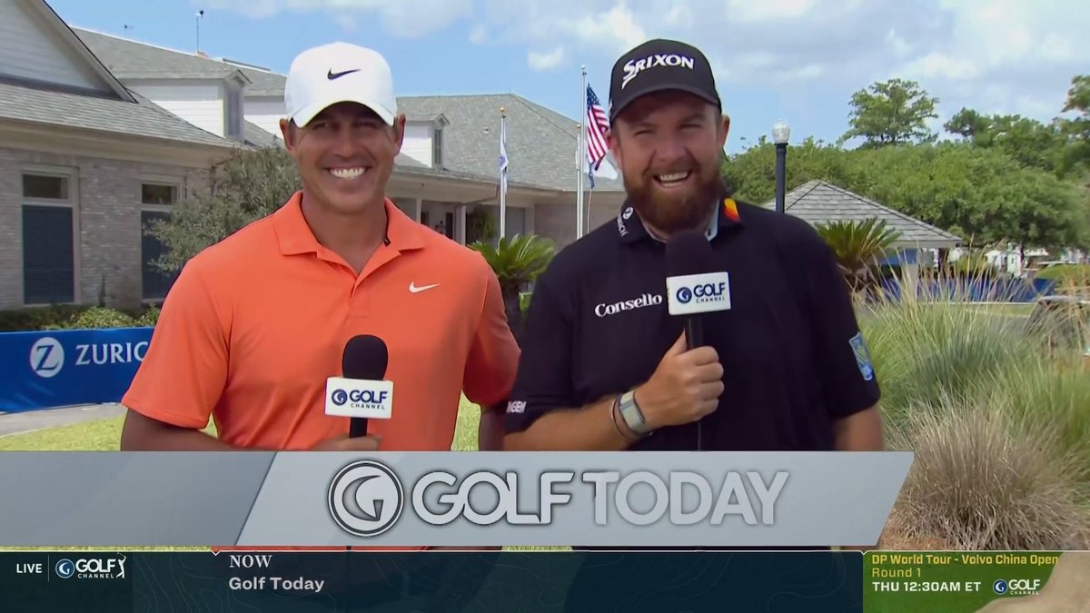🚨🏌️🏌️Shane Lowry and Brooks Koepka talk about how they teamed up for the Zurich: Shane: “I asked about 10-12 other guys first.” Brooks: "I think at the time when he asked me, I wasn't sure what my playing schedule was gonna be."