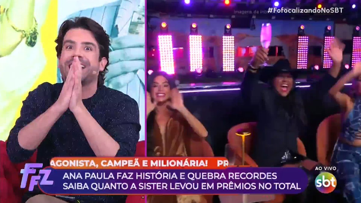 E o Matheus já veio com informações sobre o prêmio #FofocalizandoNoSBT