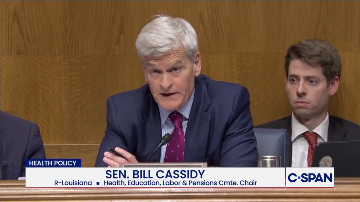 Senator Cassidy: “What steps is HHS taking to address the outbreaks that may arise from the World Cup?" RFK Jr: "We've done better at controlling the measles outbreak than any country in the world."