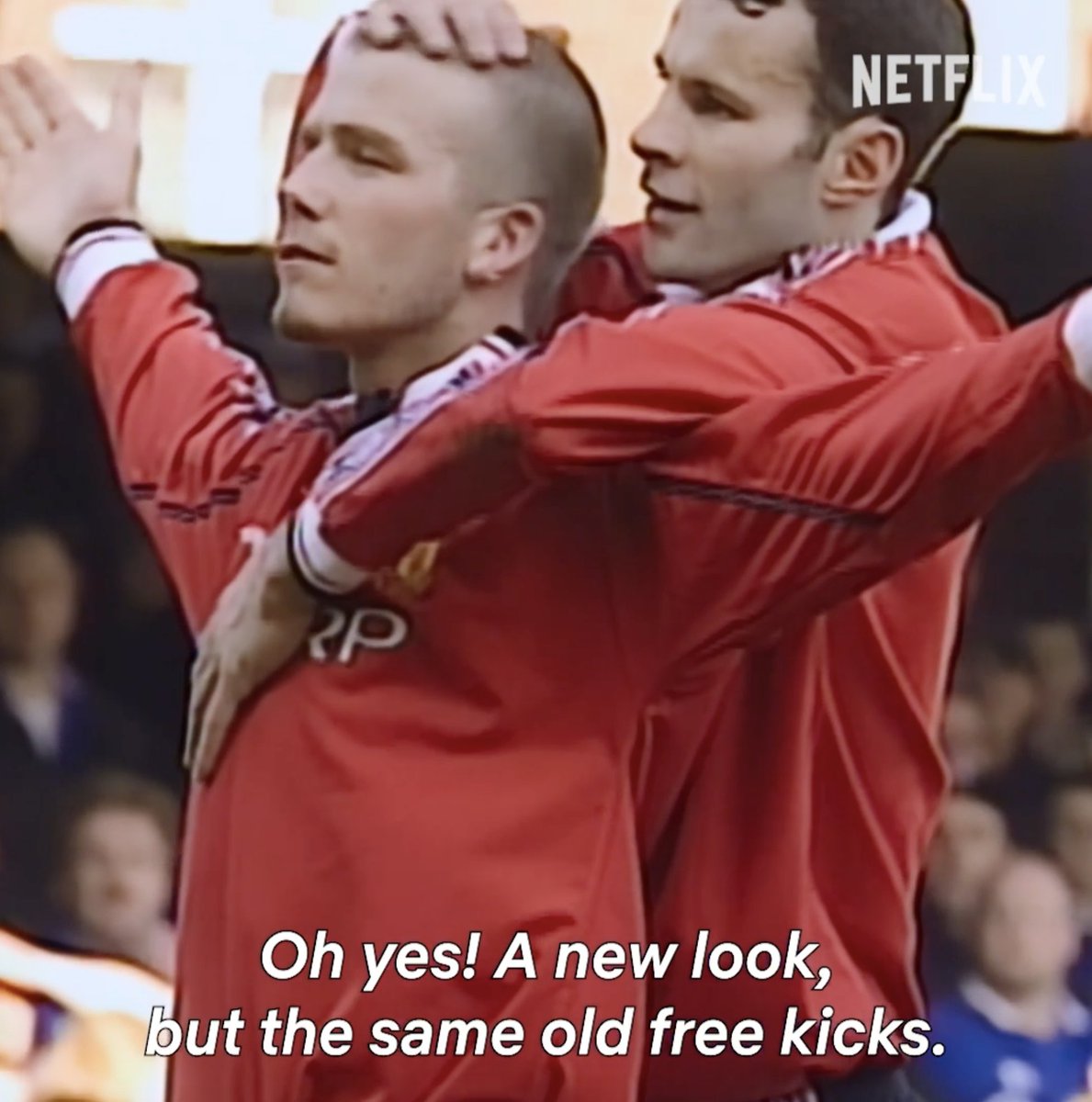 The streets will never forget buzz cut David Beckham for Manchester United and England 😮‍💨 📺: Beckham