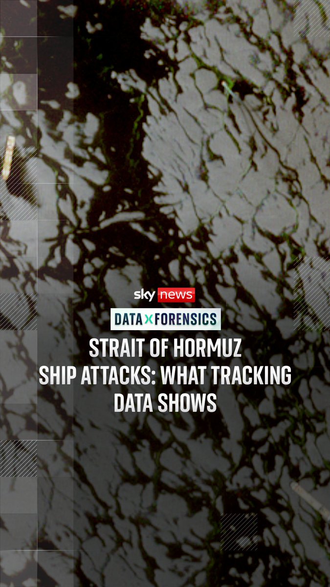 MSC Francesca and Epaminondas have been 'seized' in the Strait of Hormuz waterway. MarineTraffic data indicates both ships transited the strait with their tracking systems switched off, before reactivating them around the time the attacks took place. Sky's Adam Parker looks at what the tracking data reveals about the lead-up to the attacks. 🔗