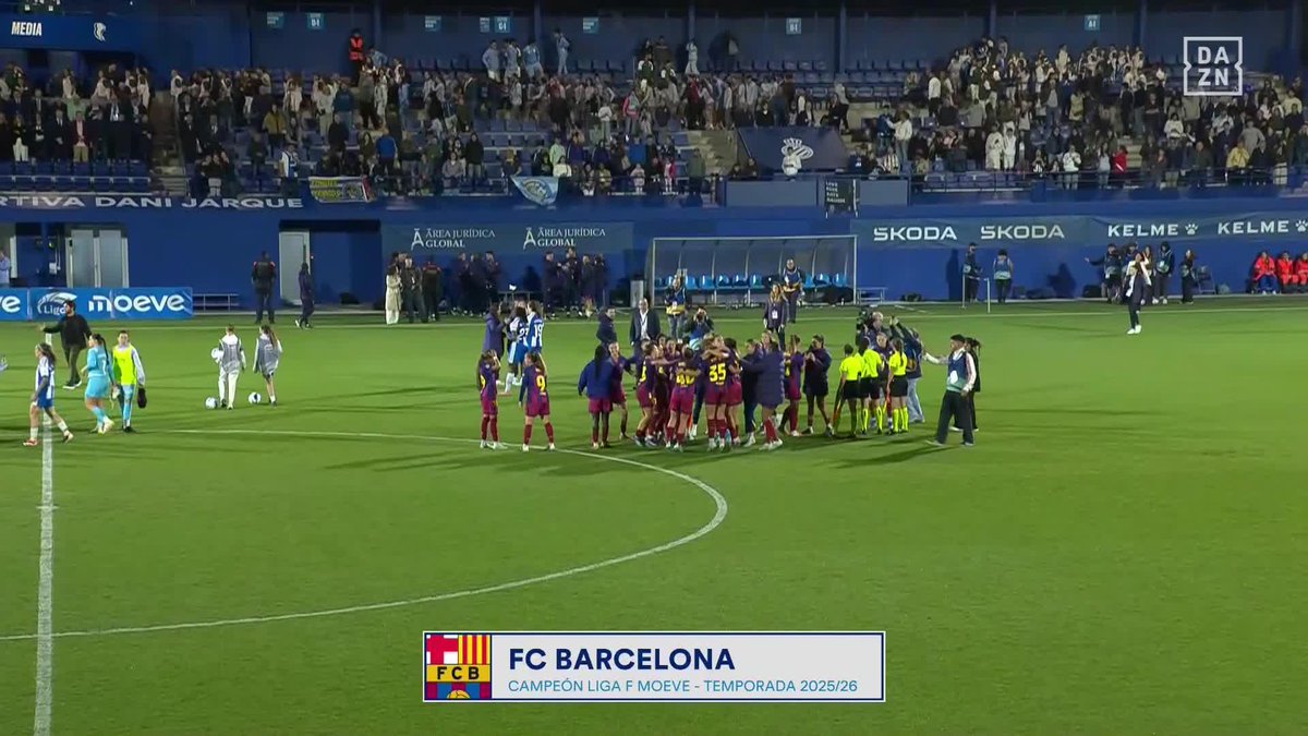 ¡EL RONDO DE LAS CAMPEONAS!👑 El FC Barcelona vence al Espanyol y conquista su undécimo título de Liga F🏆 #LigaF