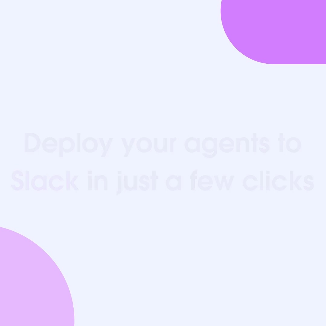 Not a Bolt developer? No problem. Coming soon in Slack: When building with Vercel or Lovable, hit "Add to Slack" and your agent is deployed — OAuth, manifest config, and env setup all handled automatically. From prompt → live Slack agent in seconds. No platform migration required.