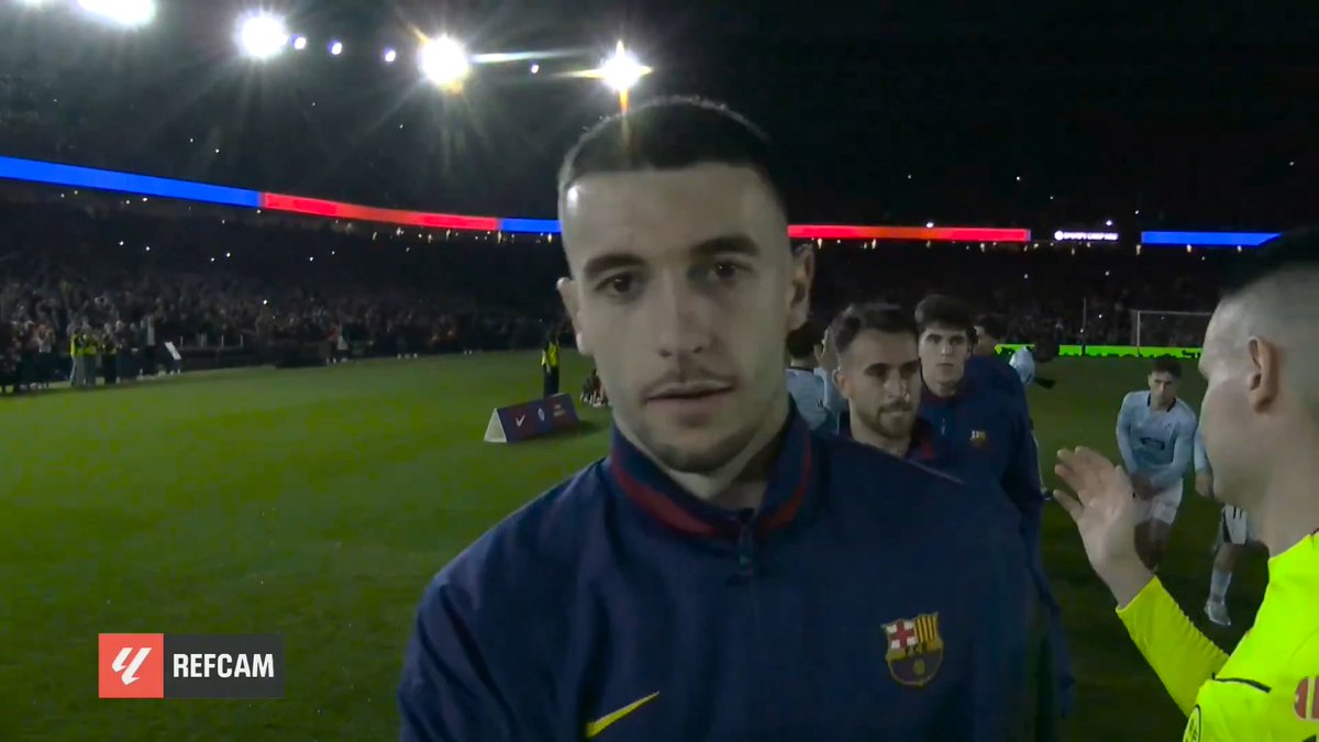 👋 ¡Así fue el saludo inicial entre FC Barcelona y el Celta a través de los ojos del árbitro! RefCam | BarçaCelta | Movistar Plus | Movistar Plus Deportes