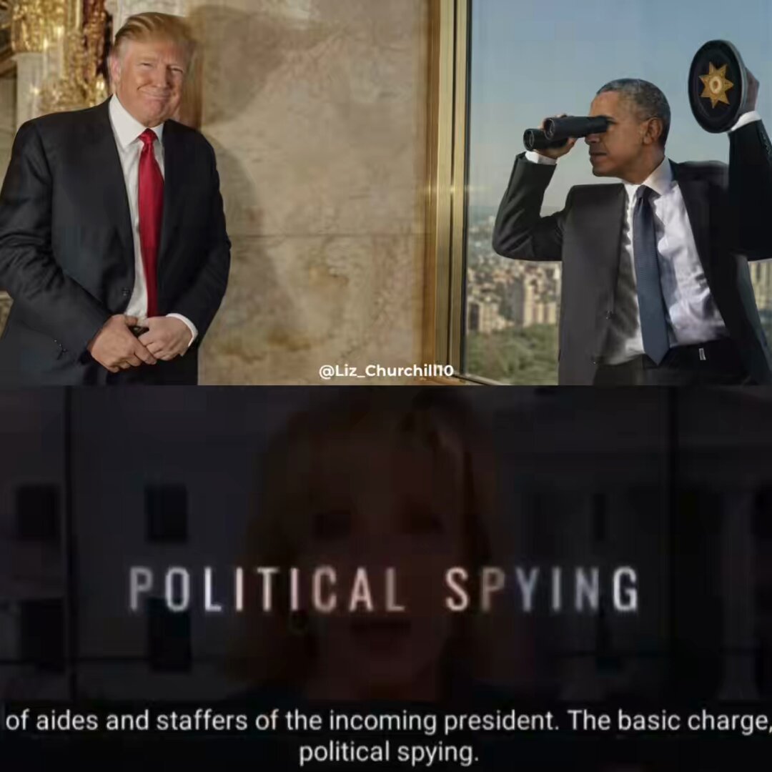 Obama was the RINGLEADER in the plot to derail President Trump’s Administration… Obama was the RINGLEADER in the secret surveillance plot on his rival’s headquarters to rig everything… This CONSPIRACY of POLITICAL SPYING is the most TREASONOUS ACT…in American History…