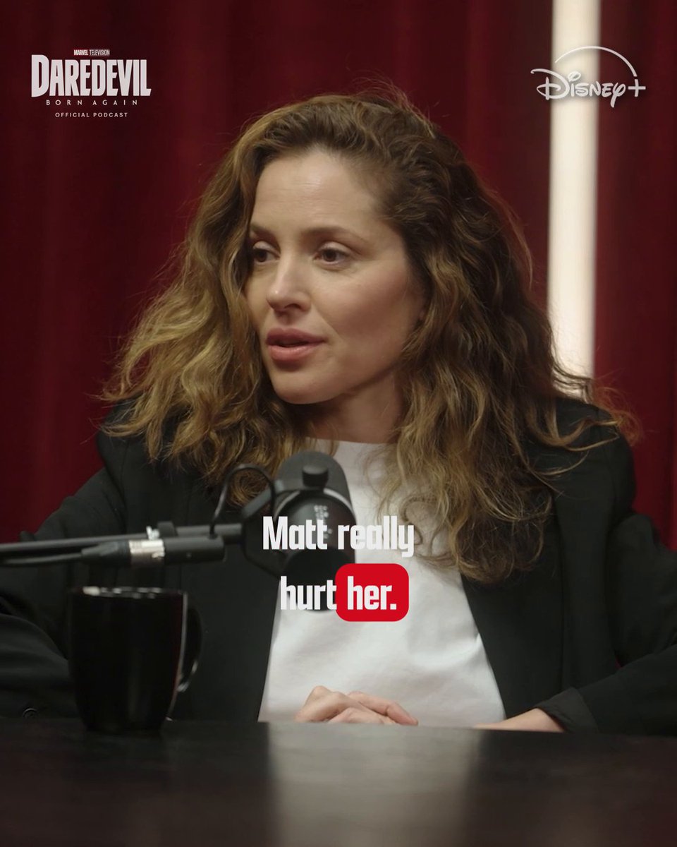 Margarita Levieva reflects on Heather Glenn's love for Matt Murdock. 🎧 Daredevil: Born Again Official Podcast — now streaming on Disney+ and Marvel's YouTube.
