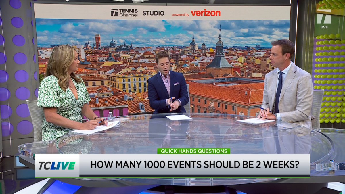 “It’s too much tennis going into a Grand Slam.” 🗣️ How many 1000 level events should be two weeks? Full debate ⤵️