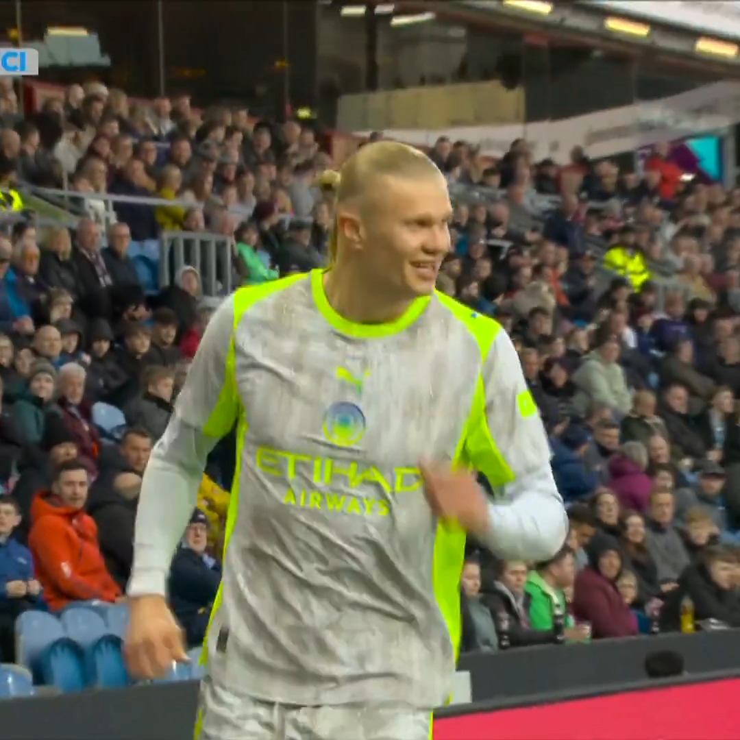 Erling Haaland's early effort pushed Man City to the top of the table and confirmed Burnley's relegation in a big Wednesday night win at Turf Moor. 💪