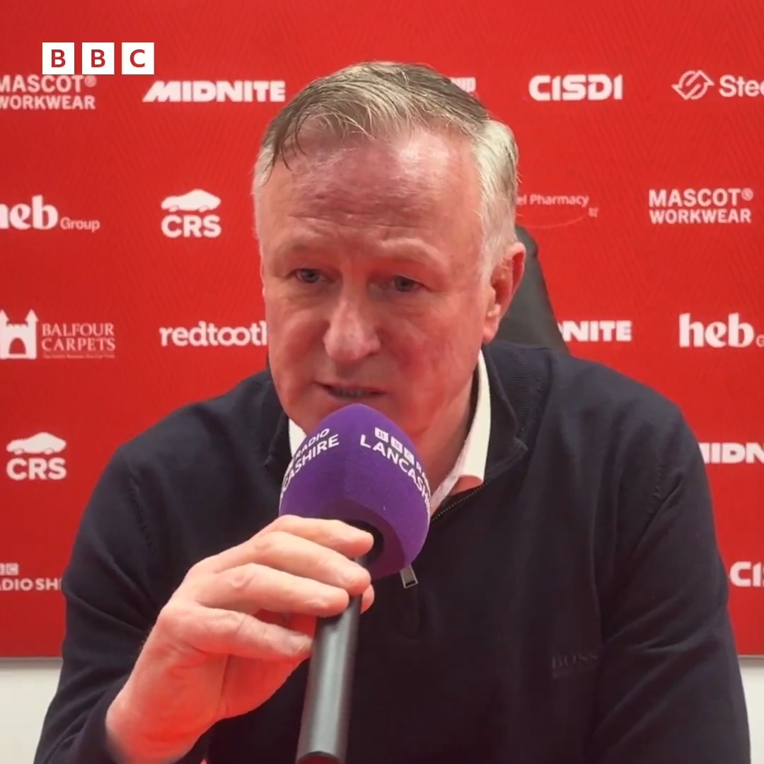 🔵 ⚪️ "The club has a decision to make about what direction they want to go. The situation doesn't really change for any club; if they wanted me as their manager, they would have to go through the IFA." #Blackburn #Rovers boss Michael O'Neill discusses avoiding relegation and his future #bbcfootball