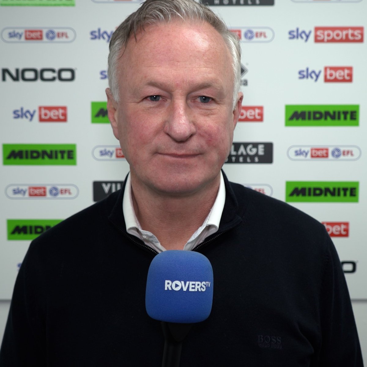 🗣️ The gaffer on tonight's vital victory. 🤝 Sponsored by Cremello Currency Management #SHUvROV | #Rovers 🔵⚪️