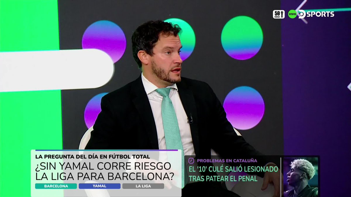 "NO RECUERDO ALGO ASÍ NI EN MESSI NI EN CRISTIANO" 🗣️ El panel de #FutbolTotal analizó la lesión de Lamine Yamal con el argentino y el portugués, además de destacar que el 10 de Barcelona se perderá los partidos más importantes del fin de temporada como El Clásico.