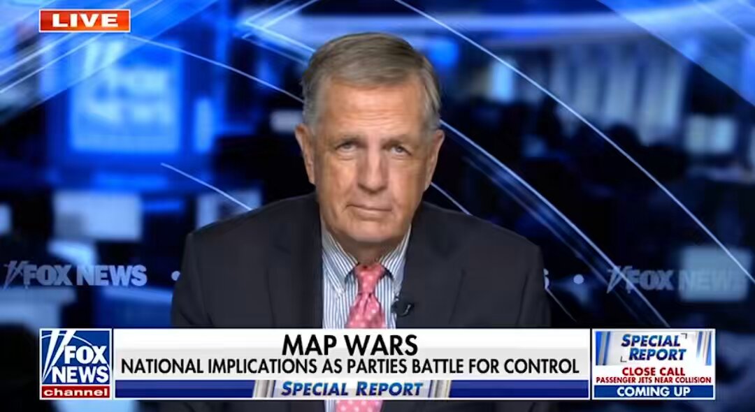 🚨 NEW: Fox’s Brit Hume reacts to a circuit court ruling that Virginia’s redistricting vote was unconstitutional: “An all-out war on redistricting is going on in a number of states.” “Virginia’s case is particularly egregious, not simply because of the reasons the judge cited. He said proper process for putting on a constitutional amendment vote was not followed and therefore the whole thing is out the window.” “I don’t know whether that will hold up on appeal but there it is. Look at Virginia’s map - this was a state with six Democrats and five Republicans. This map that’s been put in place if the referendum holds would be ten to one! They said by doing it, it’s ‘to ensure fairness’!” “I don’t think that’s anybody’s idea of fairness except partisan Democrats. It is a reflection of the bitterness of our politics of our time.”