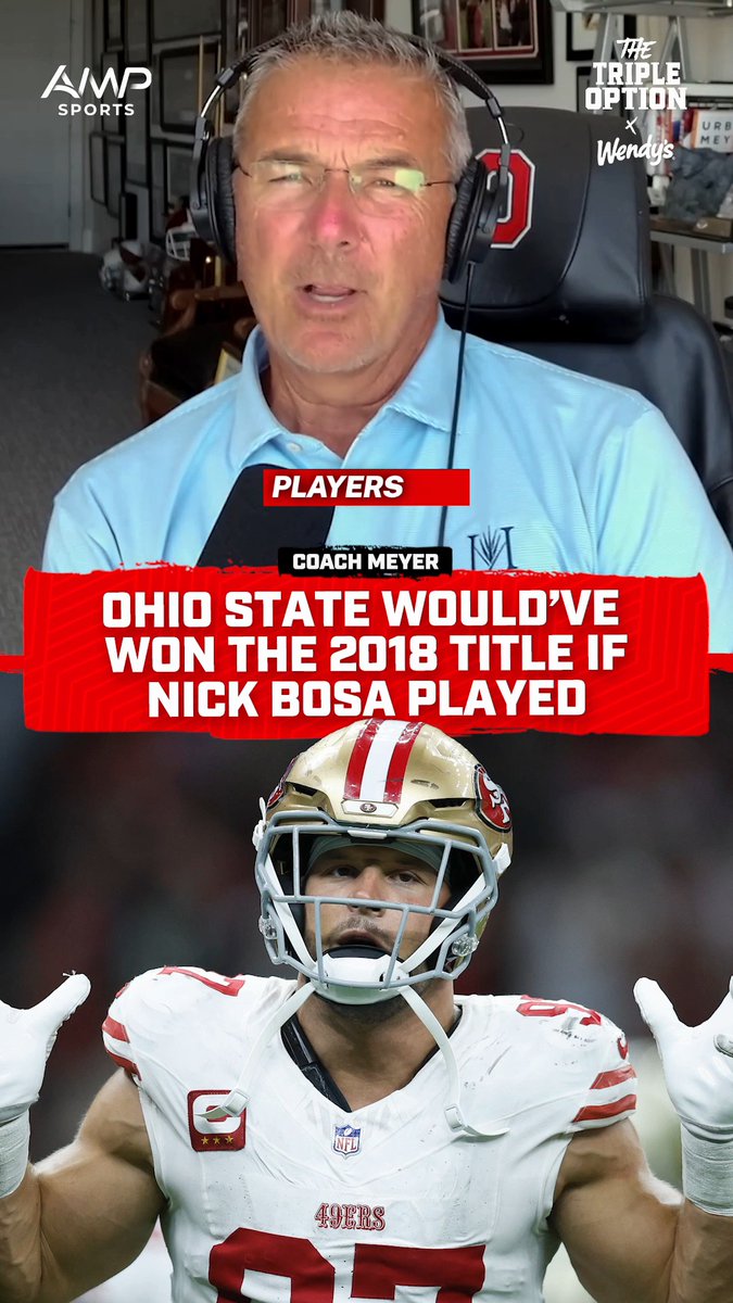 #WendysPartner Had it not been for Nick Bosa's injury in 2018, our Buckeyes would've had a real shot at winning the National Title. Wendy’s