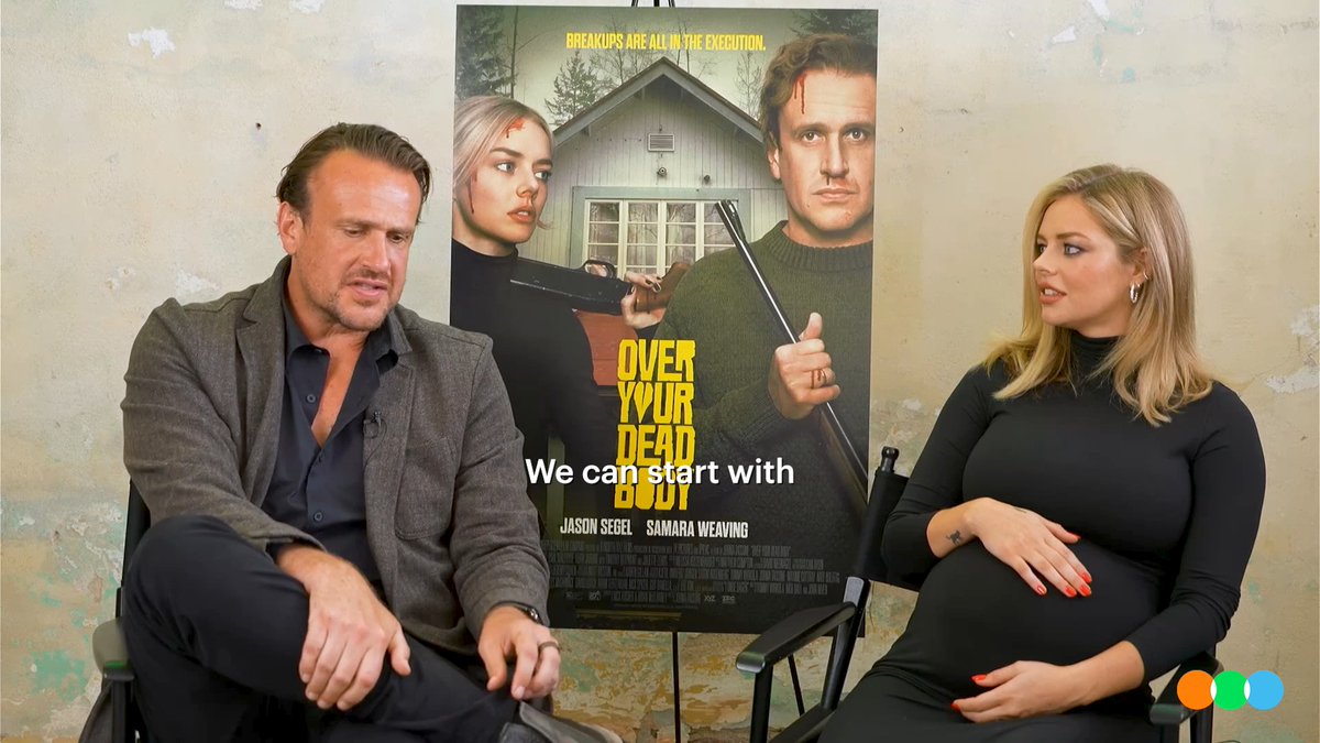 Four Favorites with Jason Segel, and Four Theatrical Favorites with Samara Weaving 🎞️ Segel and Weaving star in #OverYourDeadBody, in US theaters this Friday. Watch the full interview, also featuring director Jorma Taccone: