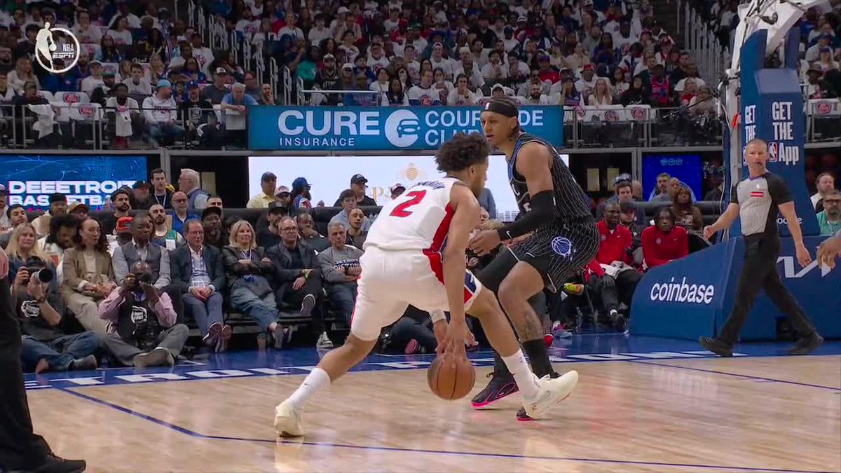 Cade Cunningham so smooth 🔥 Magic-Pistons Game 2 | Live on ESPN, ESPN App 🍿