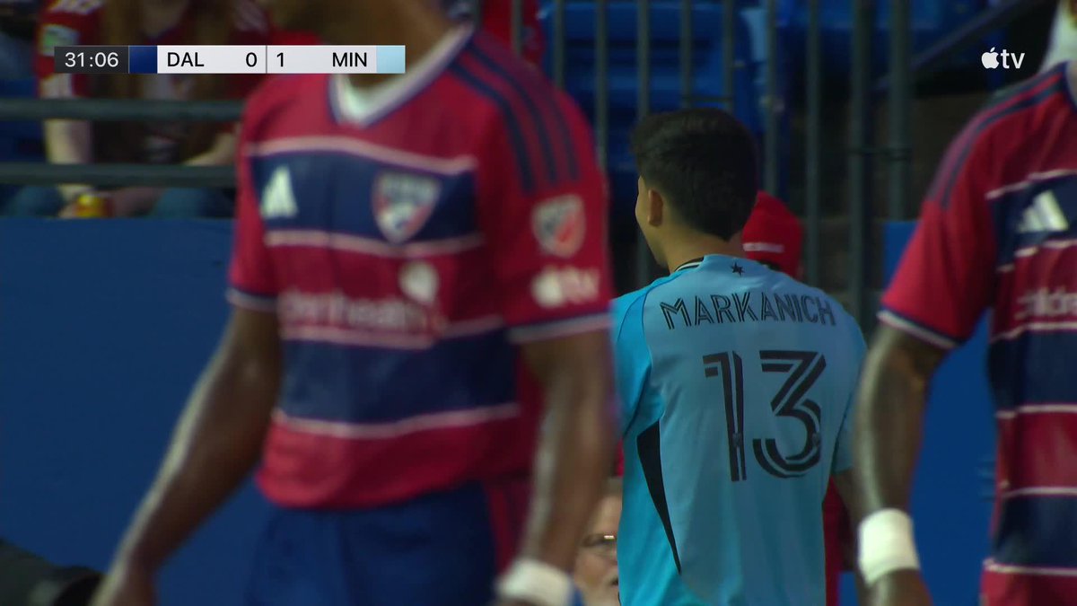 If it at first you don't succeed, try again. 🤷‍♂️ Anthony Markanich finishes his own rebound. Minnesota leads 1-0. 📺 Apple TV: