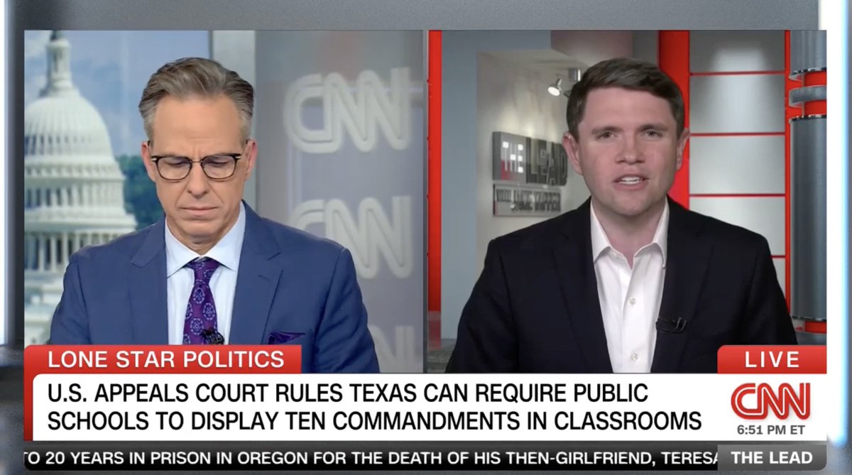 Q: Ken Paxton said that requiring the display of the Ten Commandments in public classrooms is a ‘major victory for Texas and our moral values.’ What’s your response to Ken Paxton? James Talarico: I’m not sure if Ken Paxton is in a place to lecture us on moral values. My faith teaches me to love my neighbor as myself — not just my neighbors who look like me, vote like me, or pray like me. I don’t want anyone forcing their religion down my throat, and I certainly don’t want the government forcing a religion down my throat. I’m a Christian, but I know that the most dangerous form of government is theocracy. Because the only thing worse than a tyrant is a tyrant who thinks they’re on a mission from God.