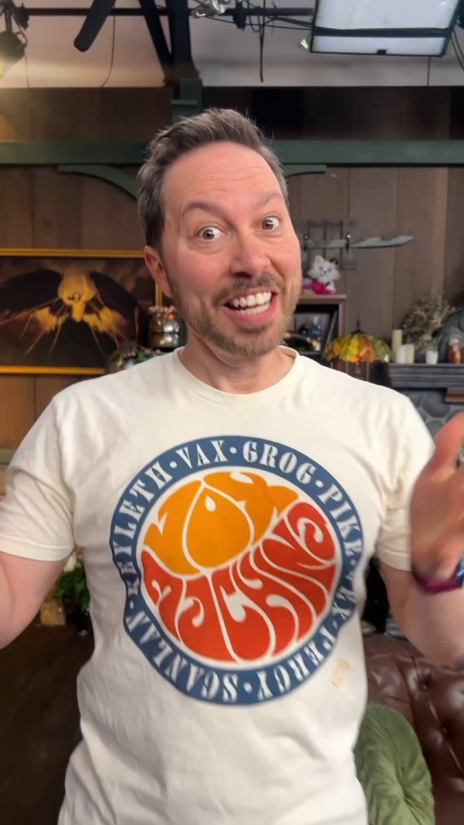 IT’S SAMMY NIGHT LIVE 🌙😴 Our Shirts Off Sam's Back Charity Stream: An All Night Fight Against Cancer is starting soon! Join Sam Riegel starting at 7PM PT as he stays awake for 24 hours straight with a selection of special guests to auction off screen-worn #CriticalRole Campaign 1-3 T-shirts to raise funds for The Pablove Foundation and the HNC Living Foundation WATCH ON eBay LIVE #sponsored by eBay Live