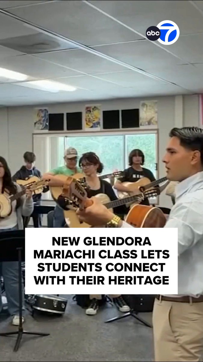 Glendora High School has introduced a new mariachi class, a program school officials say is the first of its kind in the area, offering students a chance to connect with Mexican tradition and culture. 🇲🇽🎺🎶