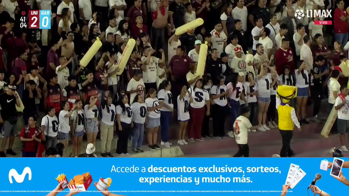 "CONTIGO HASTA EL FINAL" La frase de un grupo de hinchas mujeres de Universitario 📺 Conoce cómo ver L1MAX en vivo 👉 #L1MAX #Liga1TeApuesto
