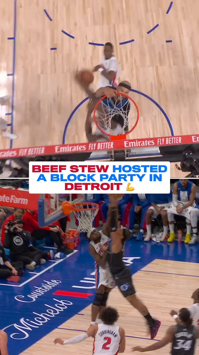 Suggs tried him. Paolo tried him. Isaiah Stewart had the same answer for both 🚫