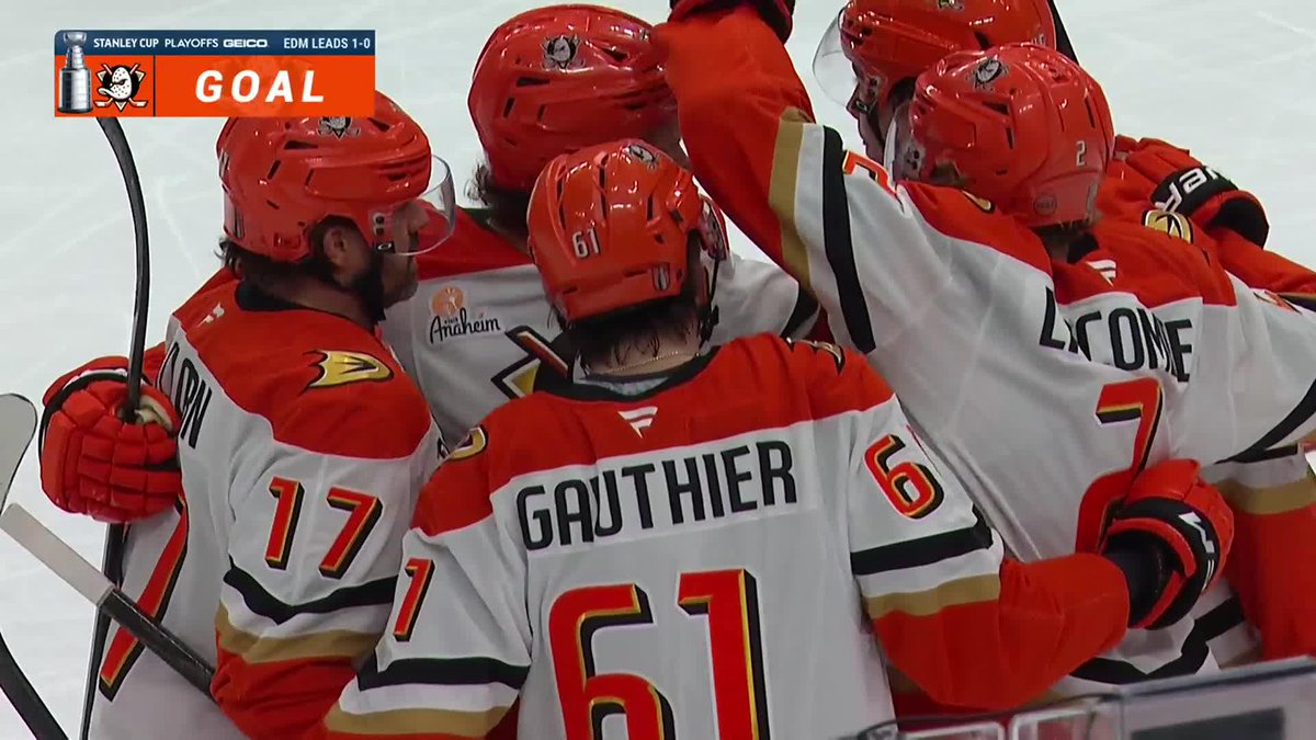 CUTTER GAUTHIER HAS HIS FIRST OF MANY PLAYOFF GOALS IN HIS CAREER WE ARE TIED!!! 🔥🚨