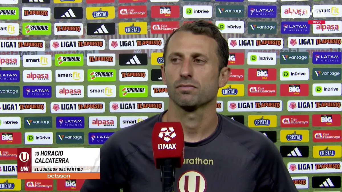CALCATERRA, FIGURA DEL PARTIDO: "HACE TIEMPO NO JUGABA Y LE AGRADEZCO AL COCO ARAUJO LA CONFIANZA" #Universitario 4-1 #Garcilaso 📺 Conoce cómo ver L1MAX en vivo 👉 #L1MAX #Liga12026