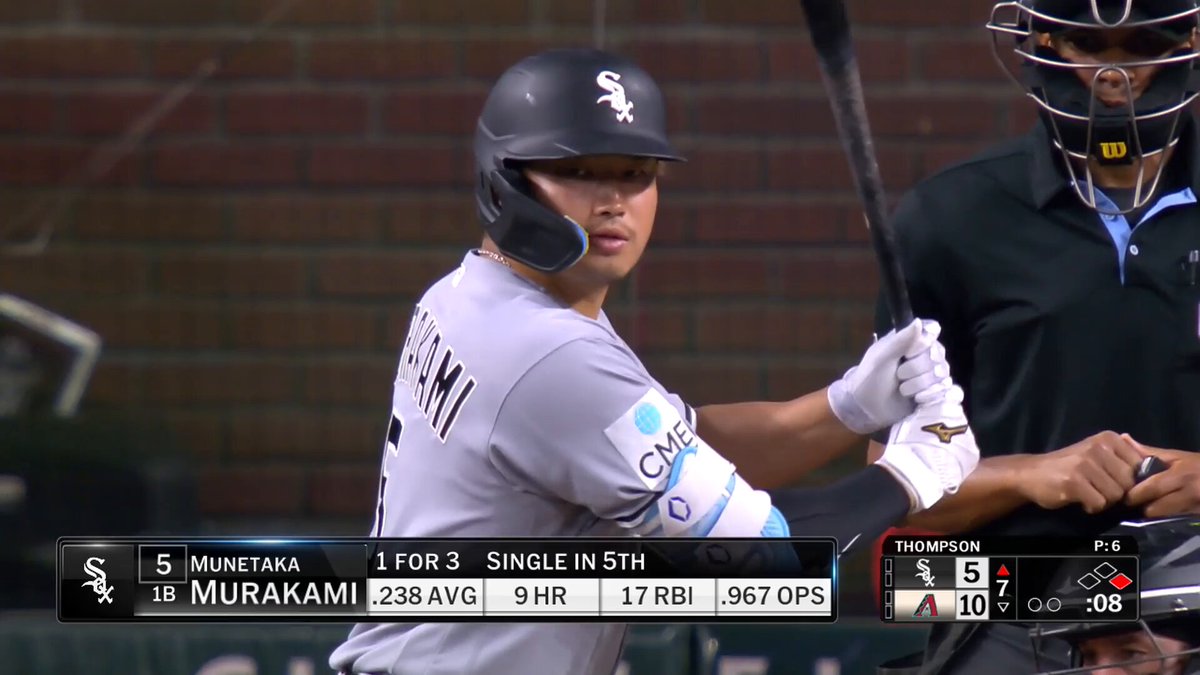 MUNETAKA MURAKAMI (+350) HAS HOMERED FOR THE 5TH CONSECUTIVE GAME 🔥 Yes that’s right…. FIVE GAMES IN A ROW 😱