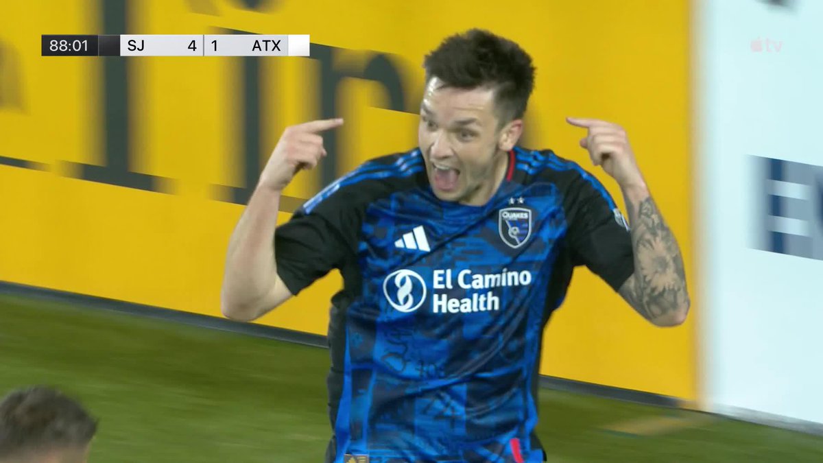 .San Jose Earthquakes are having a blast 💣 Preston Judd's brace makes it 5-1!